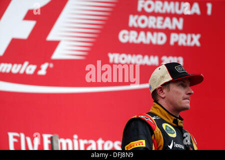 Yeongnam, Korea. 6. Oktober 2013. Motorsport: FIA Formula One World Championship 2013, Grand Prix von Singapur, #7 Kimi Räikkönen (FIN, Lotus F1 Team), Credit: Dpa picture-Alliance/Alamy Live News Stockfoto