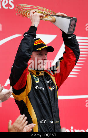 Yeongnam, Korea. 6. Oktober 2013. Motorsport: FIA Formula One World Championship 2013, Grand Prix von Singapur, #7 Kimi Räikkönen (FIN, Lotus F1 Team), Credit: Dpa picture-Alliance/Alamy Live News Stockfoto