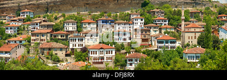 Osmanischen Stil Häuser von Safranbolu, Türkei. Stockfoto