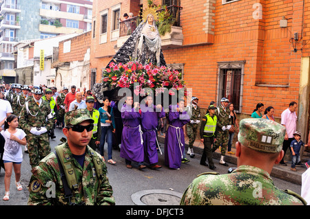 Ostern im Parque Simon Bolivar - MEDELLIN. Abteilung von Antioquia. Kolumbien Stockfoto