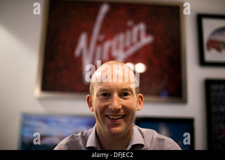 Joe Thompson, Direktor der Kurzstrecke und Joint Venture-Performance mit Virgin Atlantic Stockfoto