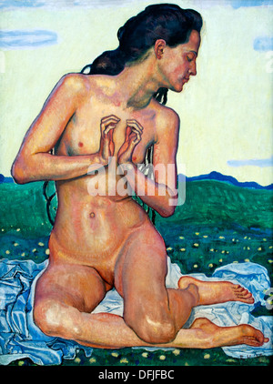 Studie für den Tag 1899 Ferdinand Hodler (1853 − 1918) Schweiz, Schweiz, Stockfoto