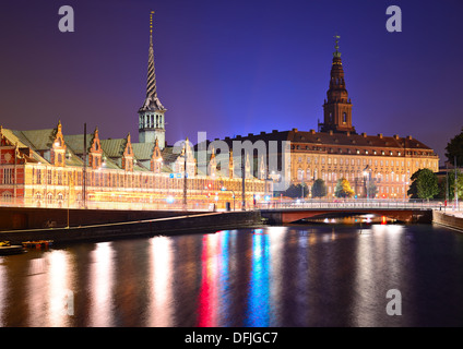 Christianborg Palast in Kopenhagen, Dänemark. Stockfoto