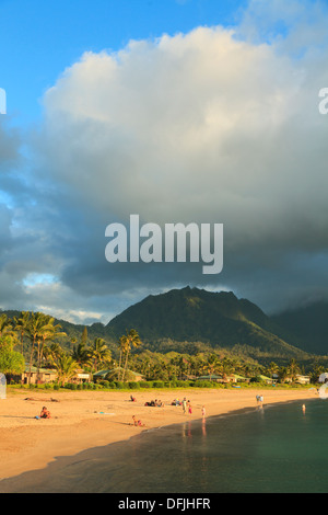 USA, Hawaii, Kauai, Hanalei Bay Stockfoto