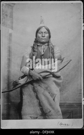 Gall, oder Gallien. Kampf gegen Führer der kombinierten Sioux-Stämme in der Schlacht am Little Big Horn (von L. D. Greene Album). 533088 Stockfoto