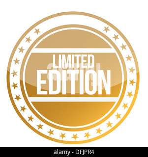Limited Edition-Stempel-Illustration-design Stockfoto