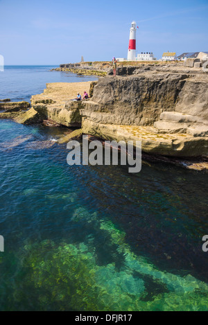 Portland Bill Lighthouse, Portland, Dorset, England Stockfoto
