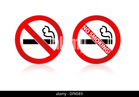 Rauchen verboten Stockfoto