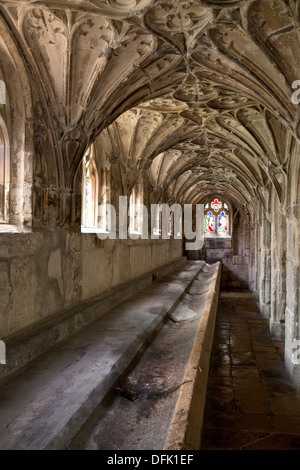 The Lavatorium, Gloucester Cathedral, Gloucester, England, Großbritannien Stockfoto