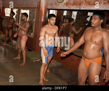 Indische Ringer Kolhapur Stockfoto