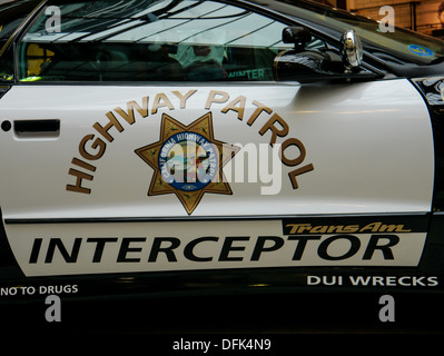 California Highway Patrol, CHP, Ford Kreuzer, 428667 erhalten Stockfoto