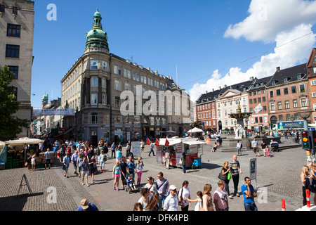 Copenhagen-Hauptstadt und bevölkerungsreichste Stadt von Dänemark Stockfoto