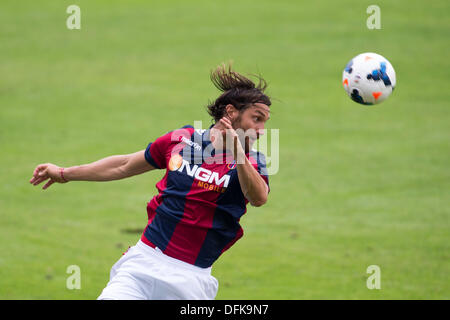 Bologna, Italien. 5. Oktober 2013. Rolando Bianchi (Bologna) Football / Soccer: italienische "Serie A" match zwischen Bologna 1-4 Hellas Verona FC Renato dall-Stadion in Bologna, Italien. Bildnachweis: Maurizio Borsari/AFLO/Alamy Live-Nachrichten Stockfoto