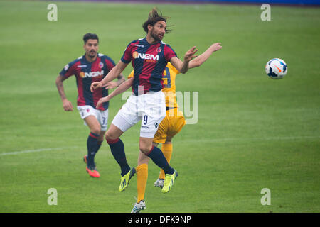 Bologna, Italien. 5. Oktober 2013. Rolando Bianchi (Bologna) Football / Soccer: italienische "Serie A" match zwischen Bologna 1-4 Hellas Verona FC Renato dall-Stadion in Bologna, Italien. Bildnachweis: Maurizio Borsari/AFLO/Alamy Live-Nachrichten Stockfoto