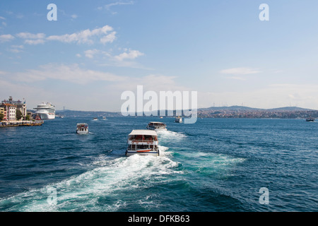 Türkei, Istanbul, Blick vom Galata-Brücke Stockfoto