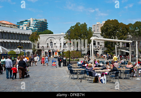 Am Grand Kasematten Square, Gibraltar Stockfoto