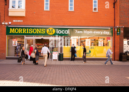 Morrisons M lokalen Pfarrer Lane Einkaufszentrum, Chesterfield Stockfoto