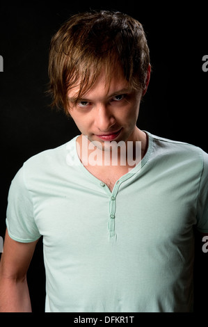 Porträt von einem schönen Mann Stockfoto