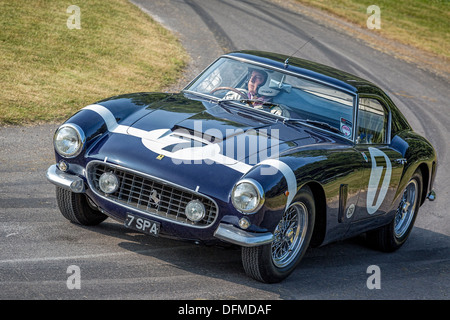 1961 Ferrari 250 GT SWB/C mit Fahrer David Cottingham auf die 2013 Goodwood Festival of Speed, Sussex, UK. Stockfoto