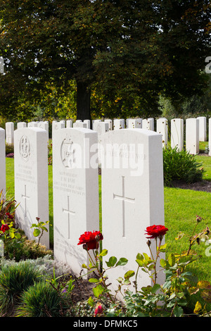 Bedford Woodcote 1. weltkrieg Friedhof Belgien Belgischer 1. Weltkrieg Friedhöfe Stockfoto