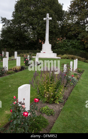 1. weltkrieg Friedhof Belgien Belgischer 1. Weltkrieg Friedhöfe Stockfoto