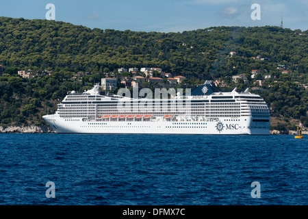 Das Kreuzfahrtschiff MSC Orchestra Stockfoto