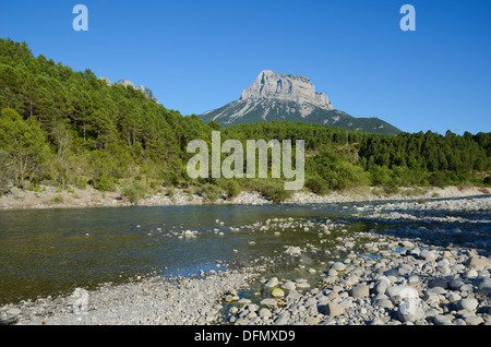 Spanischen Pyrenäen im Sommer Stockfoto