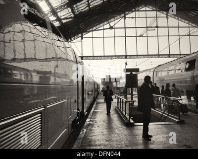 High-Speed-Gare de Lyon TGV Bahnhof in Paris Stockfoto