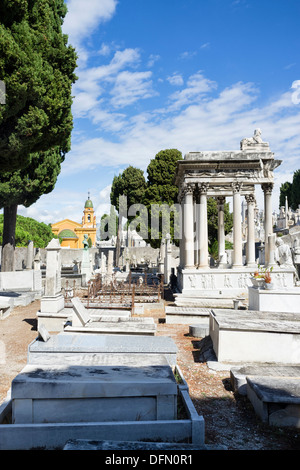 Der jüdische Friedhof auf dem Burgberg (Cimetière Colline du Château) Nizza Stockfoto