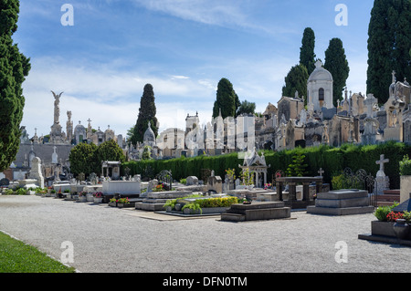 Der jüdische Friedhof auf dem Burgberg (Cimetière Colline du Château) Nizza Stockfoto