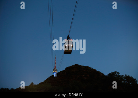 Seoul-Seilbahn Stockfoto