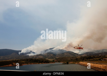 Waldbrand Stockfoto