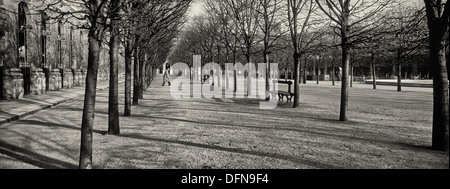 Gärten des Palais Royal in Paris von Kardinal Richelieu gebaut Stockfoto