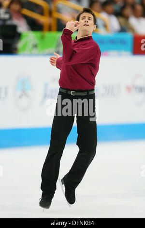 Jeffrey Buttle (CAN), 5. Oktober 2013 - Eiskunstlauf: Jeffrey Buttle von Kanada führt während der Japan Open 2013 in Saitama Super Arena in Saitama, Japan. © Yusuke Nakanishi/AFLO SPORT/Alamy Live-Nachrichten Stockfoto