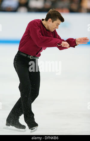 Jeffrey Buttle (CAN), 5. Oktober 2013 - Eiskunstlauf: Jeffrey Buttle von Kanada führt während der Japan Open 2013 in Saitama Super Arena in Saitama, Japan. © Yusuke Nakanishi/AFLO SPORT/Alamy Live-Nachrichten Stockfoto