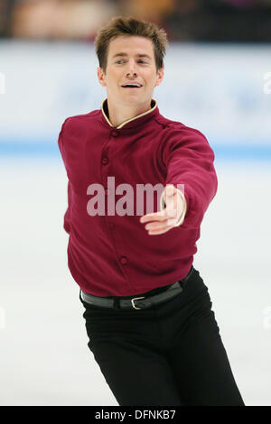 Jeffrey Buttle (CAN), 5. Oktober 2013 - Eiskunstlauf: Jeffrey Buttle von Kanada führt während der Japan Open 2013 in Saitama Super Arena in Saitama, Japan. © Yusuke Nakanishi/AFLO SPORT/Alamy Live-Nachrichten Stockfoto