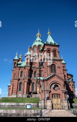 Uspenski Kathedrale, Helsinki, Finnland Stockfoto