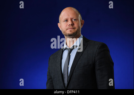 Colin McAdam, Autor, Teilnahme an der Edinburgh International Book Festival, Samstag, 24. August 2013. Stockfoto