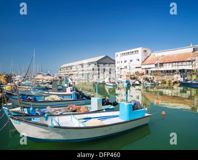 Fischerhafen in Jaffa Gegend von tel Aviv israel Stockfoto