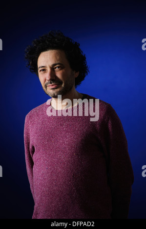 Jeremy Dyson, englischer Drehbuchautor, Teilnahme an der Edinburgh International Book Festival, Samstag, 17. August 2013. Stockfoto