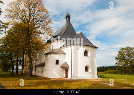 katholische Kirche, Pohori Na Sumave, Süd-Böhmen, Tschechische Republik Stockfoto
