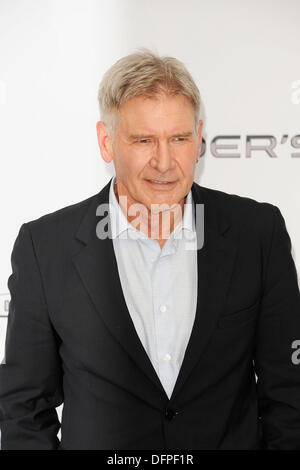 London, UK. 7. Oktober 2013. Harrison Ford besucht die ENDER Spiel Q&A With The Stars und Filmemacher im The Odeon London. Bildnachweis: Peter Phillips/Alamy Live-Nachrichten Stockfoto