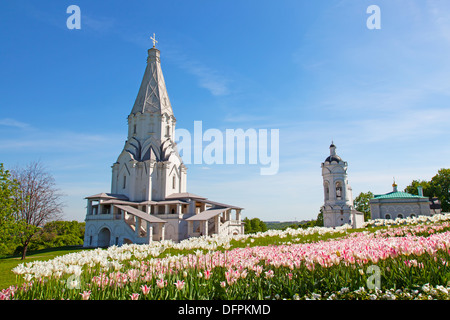 Church of the Ascension in Kolomenskoje, Moskau, Russland. UNESCO-Weltkulturerbe. Stockfoto