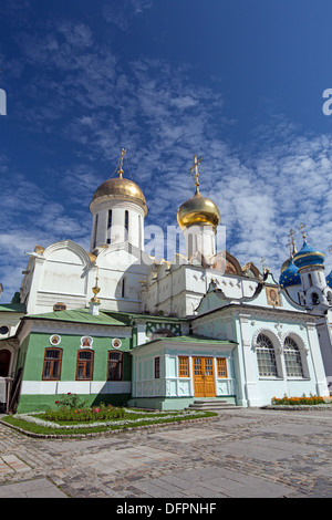 Großen Klöster Russlands. Die Trinity-Sergius Lawra. Das Grab des russischen Zaren Boris Godunov Stockfoto