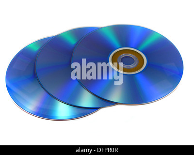 DVD oder CD-discs Stockfoto