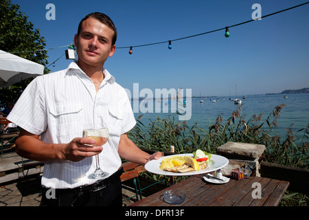 Kanu, Bodensee Stockfoto