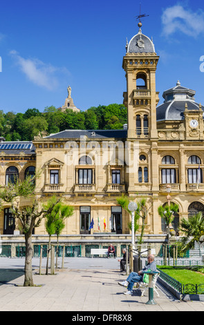 Rathaus, San Sebastian, Gipuzkoa, Spanien Stockfoto