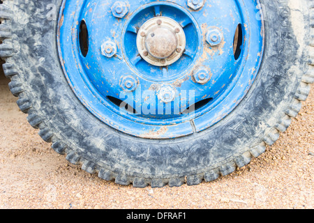 Altes Rad-Traktoren. Stockfoto