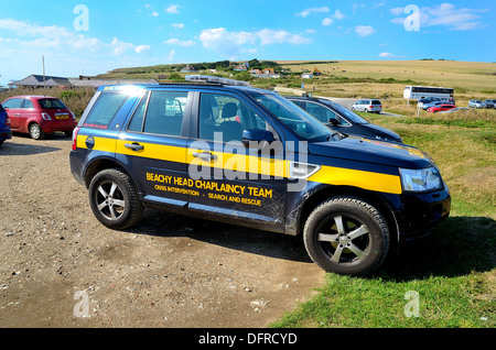 Beachy Head Militärseelsorge Team Antwort Fahrzeug Stockfoto