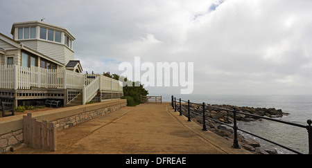 Isle Of Wight Steephill Bucht und der Leuchtturm Ventnor Stockfoto